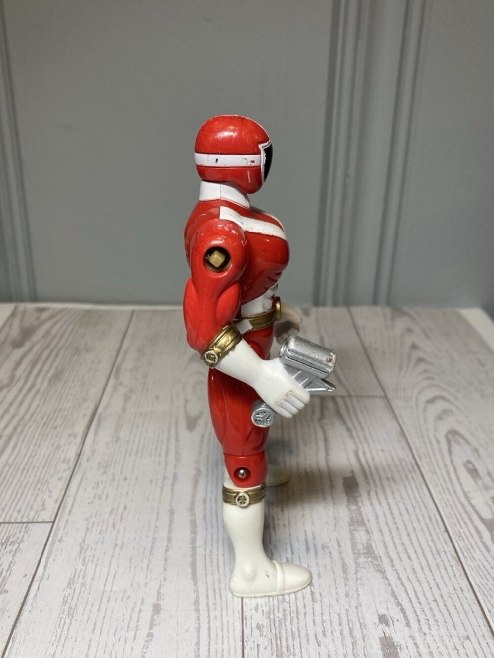 Power Rangers Light Speed Rescue Red Ranger Action figure Toy With 1999 Bandai - Picture 4 of 9